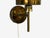 Burnt Orange 1970s Örsjö Industri Ab, Wall Lights, Brass, Orange Glass - Pair For Sale - Image 8 of 11