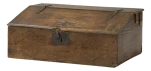 Oak Bible Box, 1740s