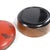 Japanese Round Hand-Painted Lacquered Lidded Box, 1890s For Sale - Image 5 of 10