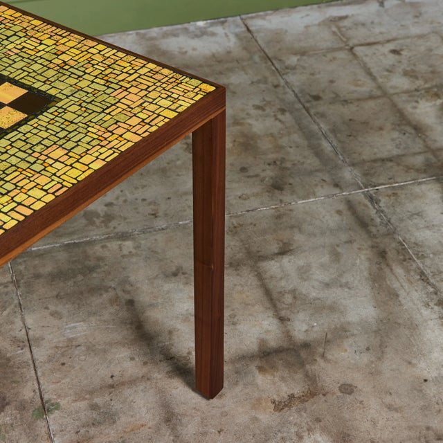 Ceramic Tile Chess Table in the Style of Gordon & Jane Martz For Sale - Image 14 of 18