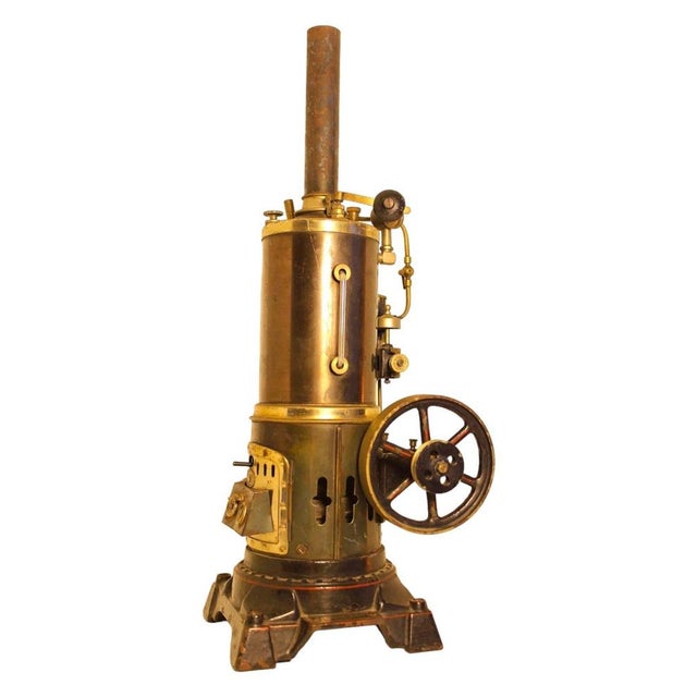 Steam Engine from Ernst Plank, 1880s For Sale - Image 10 of 18