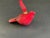 Contemporary Red Cardinal Bird Glass Christmas Ornament For Sale - Image 3 of 10