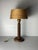Modern French Turned Wood Table Lamp by Charles Dudouyt, 1930s For Sale - Image 17 of 17