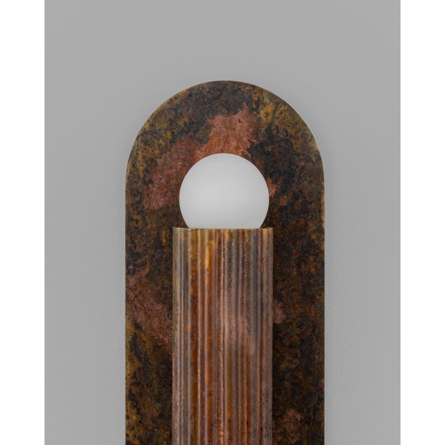 Brown Vesta Wall Sconce Large For Sale - Image 8 of 18