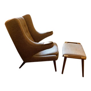 Modernica Papa Bear Chair & Ottoman For Sale