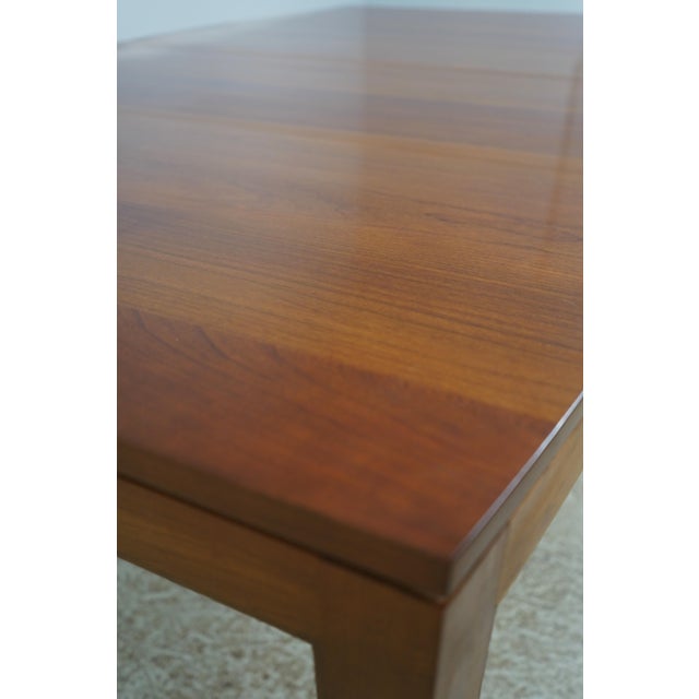 1990s Stickley Cherry Metropolitan Collection Dining Table For Sale - Image 5 of 18