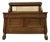 Antique American Tiger Wood Oak Buffet With Mirror. For Sale