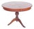 Brown English Round Dining Table, 1930s For Sale - Image 8 of 8
