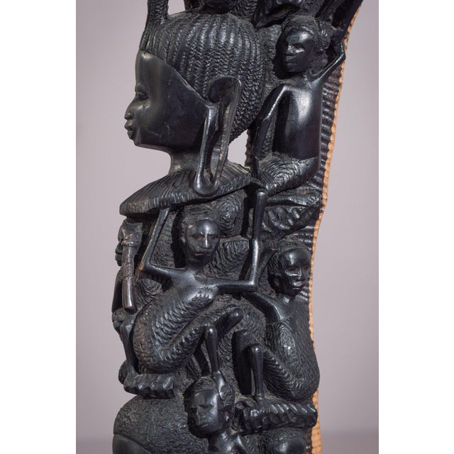 African Figural Post Carving For Sale - Image 9 of 16