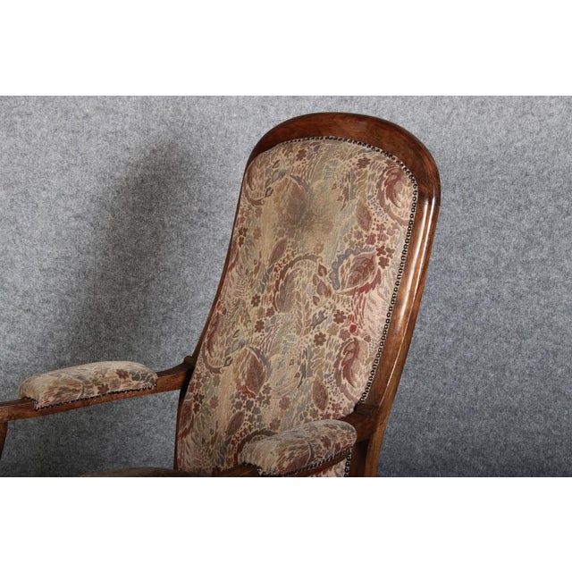 Mid 19th Century Antique Louis Phillipe Armchair in Walnut, 1860 For Sale - Image 5 of 18