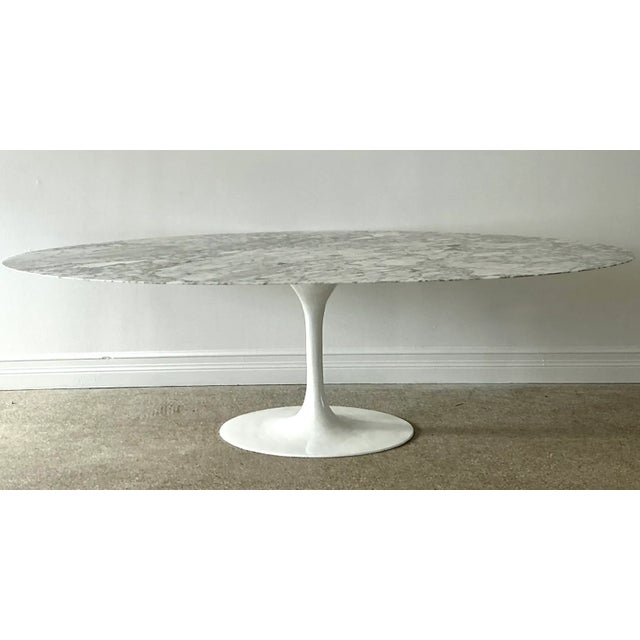Vintage Marble Tulip Dining Table After Saarinen For Sale - Image 12 of 12