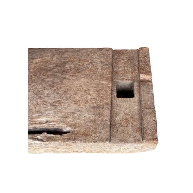 Teak Wood Java Rice Mortar Table C. 1900 For Sale - Image 6 of 10