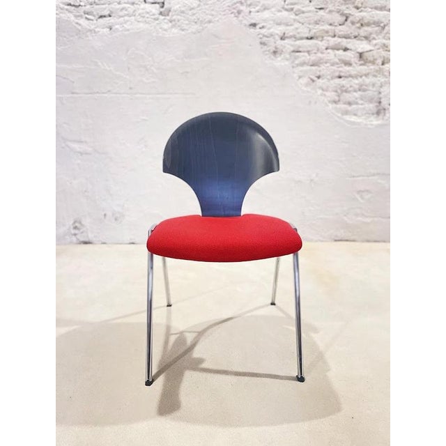 Vintage Postmodern Stacking Chair from Kusch+Co, 1980s For Sale - Image 4 of 16