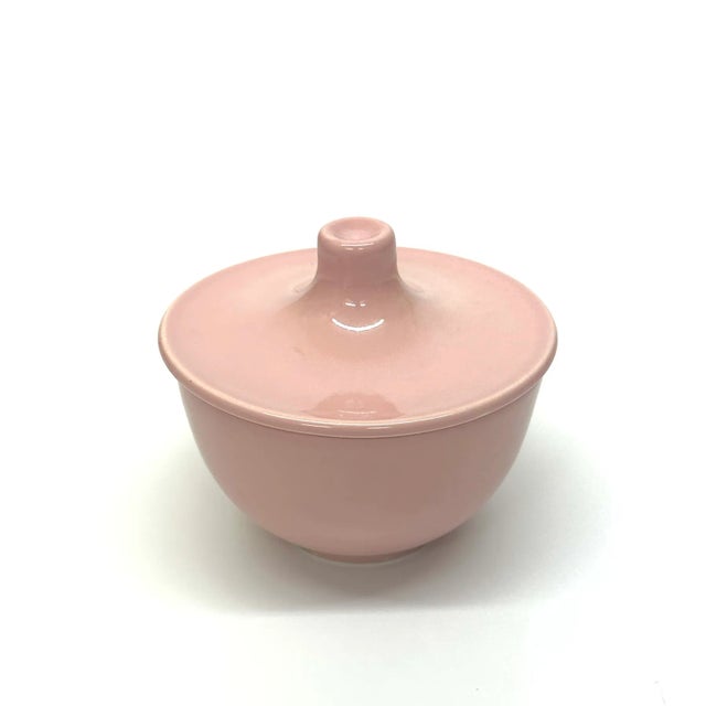 Pink and White Mixed Ceramic Container Curation - Group of 5 For Sale - Image 11 of 12
