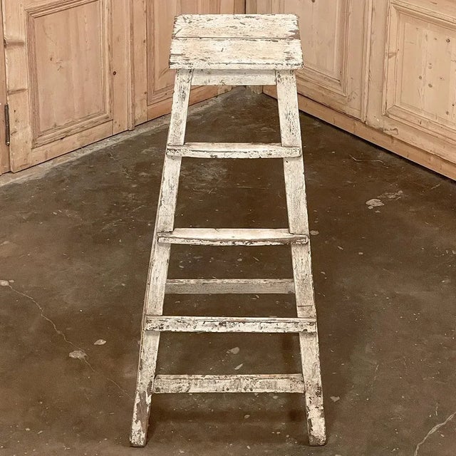 Early 20th Century Antique Swedish Rustic Painted Sculptor's Pedestal For Sale - Image 5 of 13