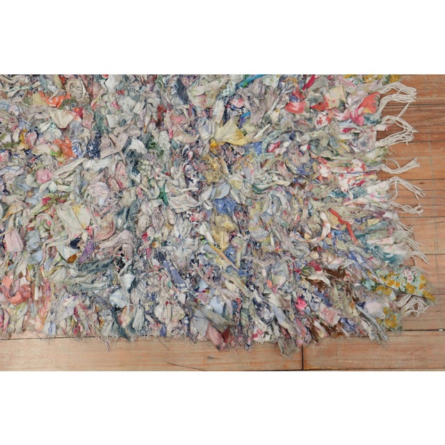 Textile Late 20th Century Colorful American Braid Confetti Throw Size Rug For Sale - Image 7 of 18