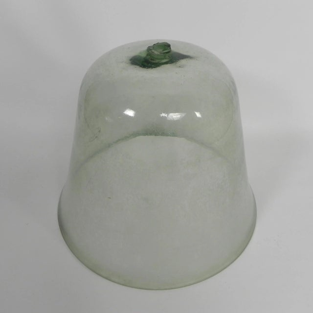 Glass French Melon Bell Jar, Garden Bell, 1890s For Sale - Image 7 of 11