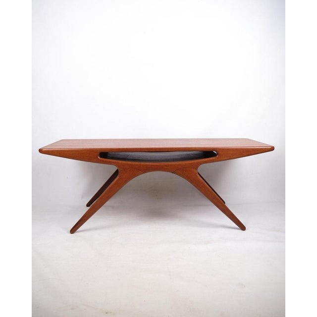 Model Smilet Coffee Table in Teak by Johannes Andersen for CFC Silkeborg, 1960s For Sale - Image 6 of 10