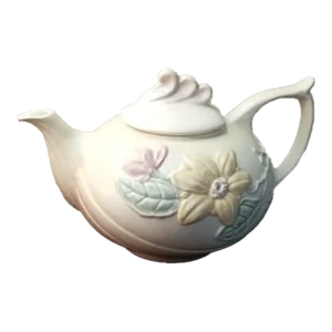 1950 Hull Usa Pottery Magnolia Teapot