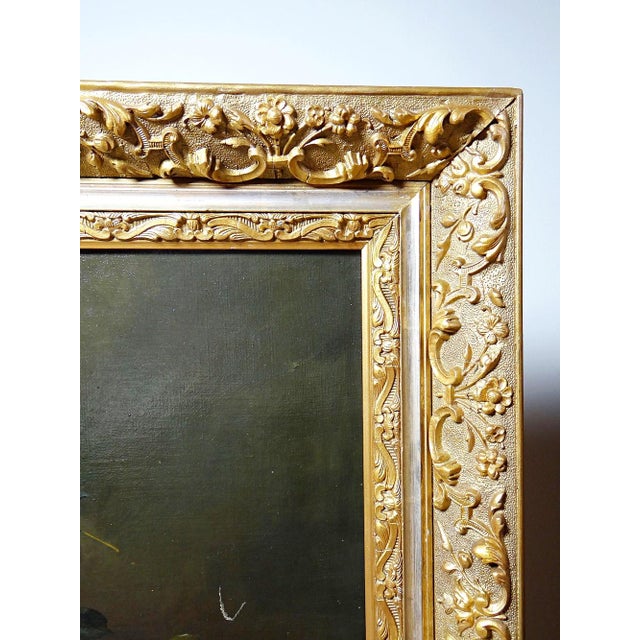 Bouquet of Roses, 1890-1910, Oil on Canvas, Framed For Sale - Image 10 of 15