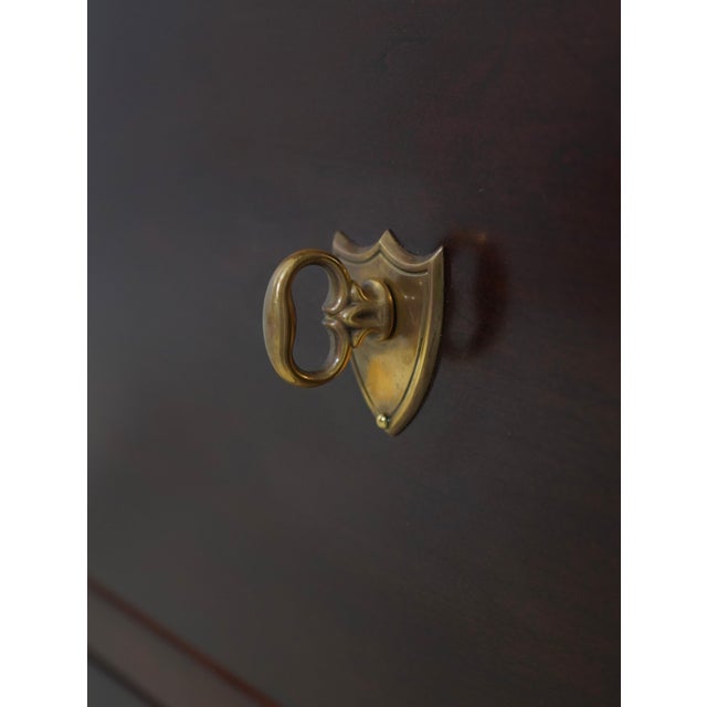 Wood Stickley Cherry Empire Style Bedroom Dresser For Sale - Image 7 of 17