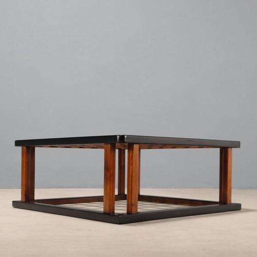 Wood Mid-Century Coffee Table, 1940s-1950s For Sale - Image 7 of 8