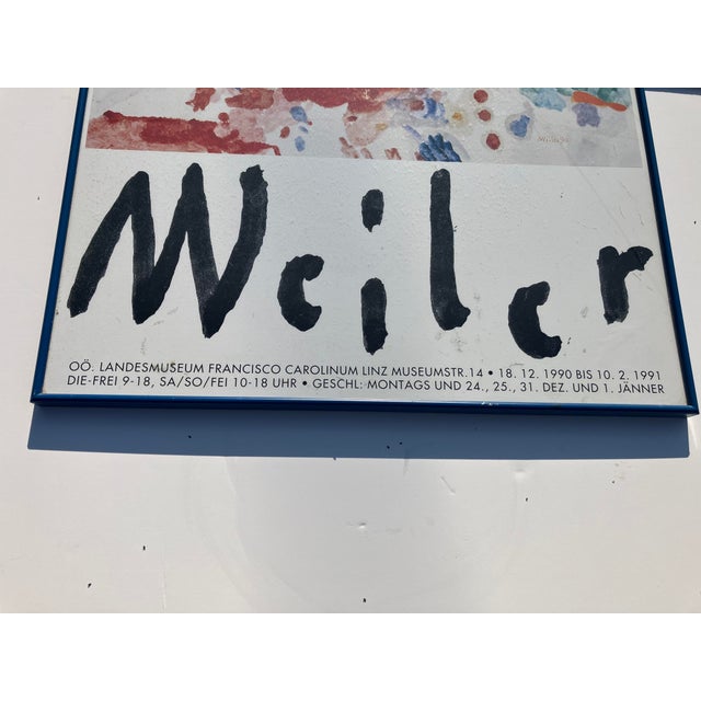 This poster is dated 1991 Max Weiler (1910-2001) was an Austrian abstract expressionist. He represented Austria in the...