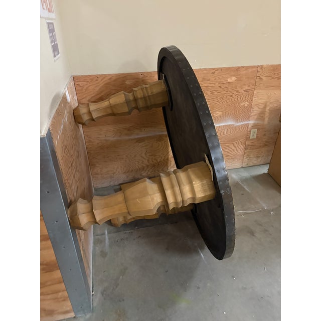 1960s Brass Top Table -Great Britain For Sale - Image 4 of 7