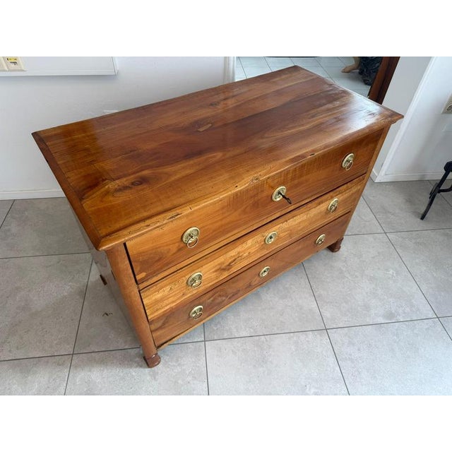 Biedermeier Chest of Drawers in Cherrywood For Sale - Image 18 of 18
