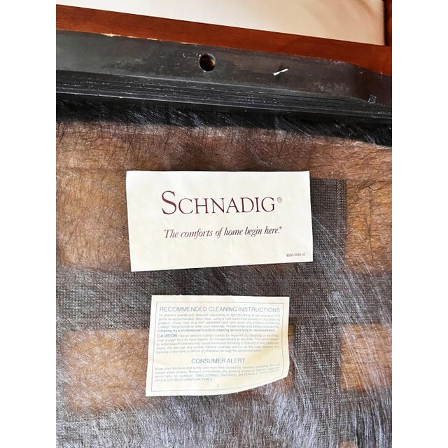 Pair of Late 20th Century Chinoiserie Ming Schnadig Chairs For Sale - Image 4 of 5