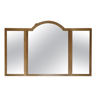 Vintage Tri-Folding Dressing Table Mirror by Robert Mouseman Thompson, 1970s For Sale