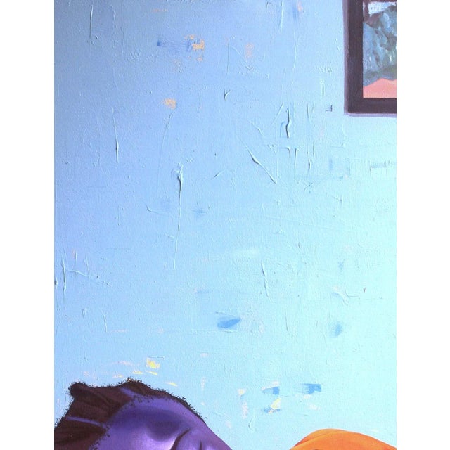 Contemporary Ataraxy, Acrylic Painting on Canvas, Unique Contemporary Wall Art by Barnabas Macaulay, 2023 For Sale - Image 3 of 4