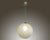 Silver French Modernist Glass Globe Shaped Chandeliers - Set of 3 For Sale - Image 8 of 13