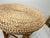 Bamboo Stool with Straw Pillow, 1970s For Sale - Image 9 of 16