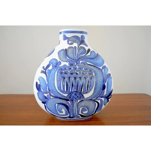 1960s Aluminia Tenera Vase by Kari Christensen for Royal Coppenhagen, 1960s For Sale - Image 5 of 5
