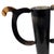 Antique Early 1900s Folk Art Handmade Cattle Horn Trophy Cup / Loving Cup W/ Mahogany Wood Base - 15.5" H For Sale - Image 9 of 18