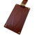 Cartier Paris Burgundy Calfskin Leather Luggage Tag For Sale - Image 10 of 11
