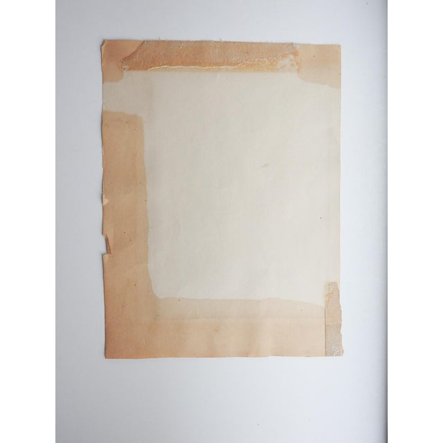 1955 Man With Binoculars Drawing For Sale - Image 4 of 5