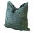 Chinoiserie Custom Pagoda 20" Down Filled Pillow - Teal For Sale - Image 3 of 3