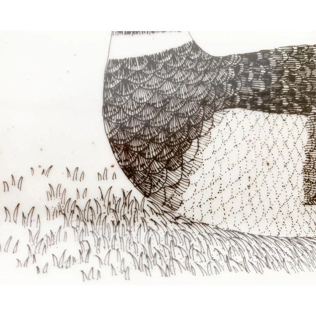 Vintage German Ceramic Bird Plate from Thomas For Sale - Image 9 of 18