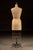 Antique Rolling Dress Form by Wolf For Sale - Image 4 of 12