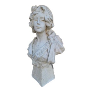 Vintage Bust Statue For Sale
