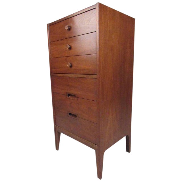Mid Century Walnut Highboy Dresser Chairish