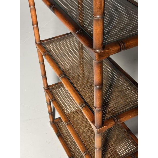Faux Bamboo Bookcase, 1980s For Sale - Image 18 of 18