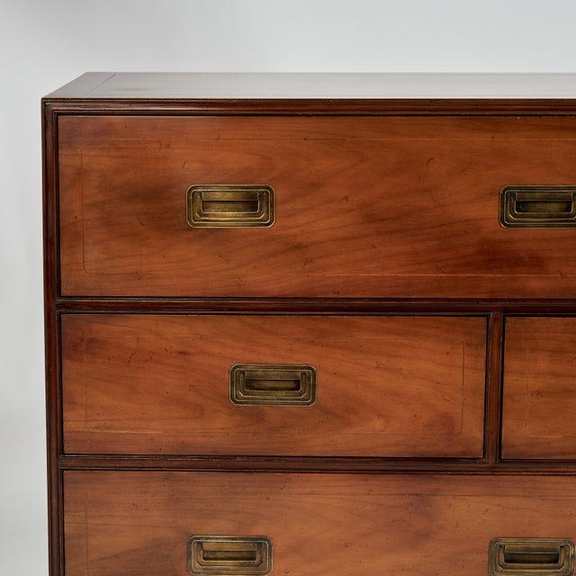 Mid-Century Modern Mid Century Campaign Chest by Baker For Sale - Image 3 of 12