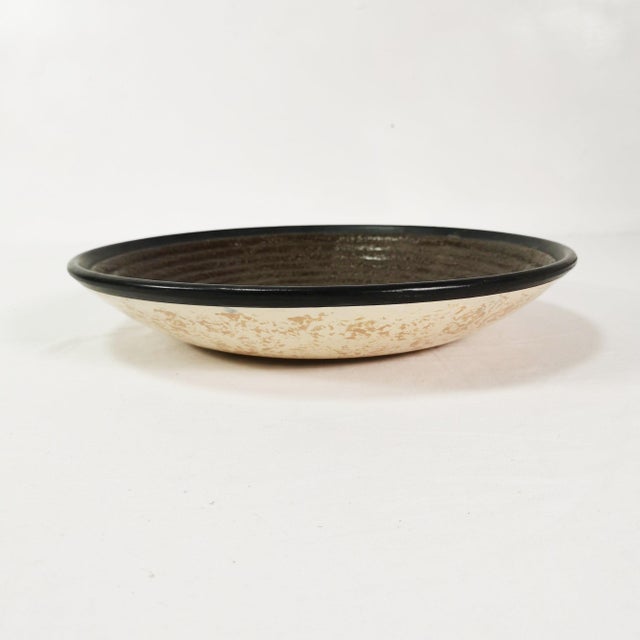 Large Art Deco Ceramic Plate by Raymond Chevallier for Boch Frères Keramis, 1935 For Sale - Image 4 of 9