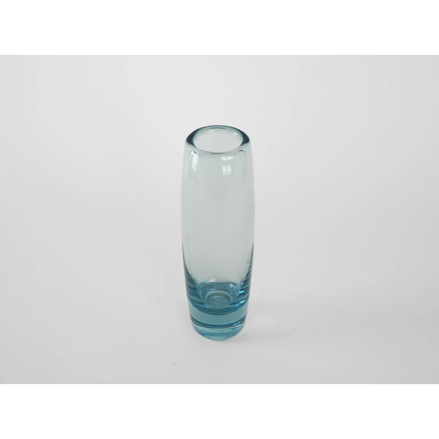 1950s Vintage Danish Glass Vase by Per Lütken for Holmegaard, 1950s For Sale - Image 5 of 8
