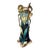 Antique Carl Knoll Karlsbad Art Nouveau Hand-Painted Porcelain Iris Vase, Bohemia, Circa 1900 For Sale