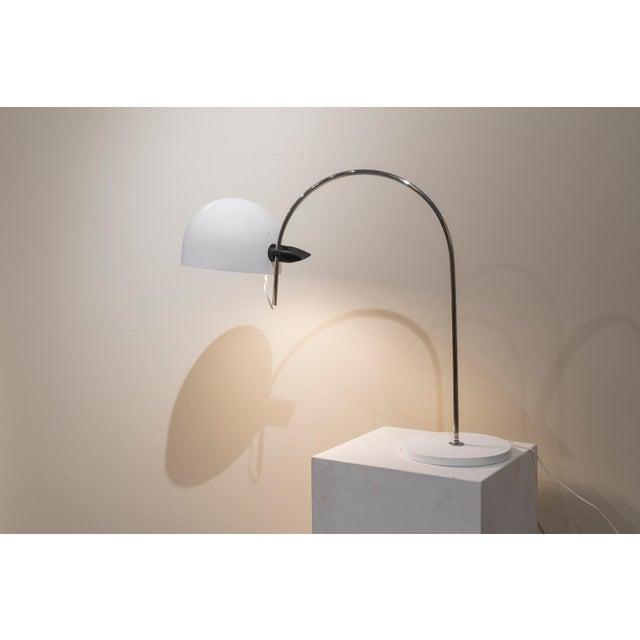 1970s Vintage Spanish Arc Table Lamp, 1970s For Sale - Image 5 of 6