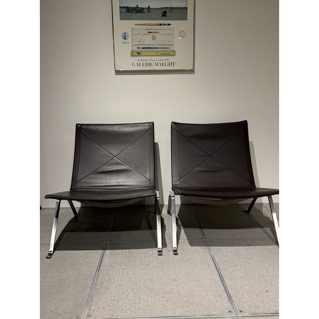 Pair of Poul Kjaerholm Pk22 Chairs For Sale - Image 9 of 13